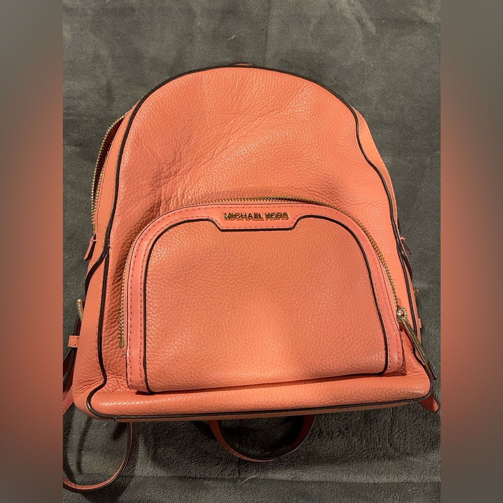 Newer pink Michael kors backpack purse